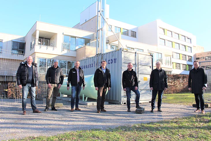 Mobile Dampfanlage Karl-Hansen-Klinik in Bad Lippspringe